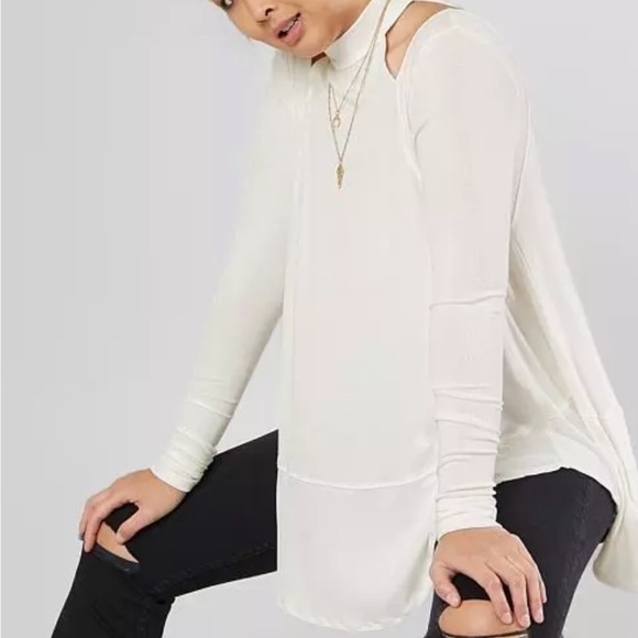 Free People Downtown Girl Tunic Top - Picture 2 of 6